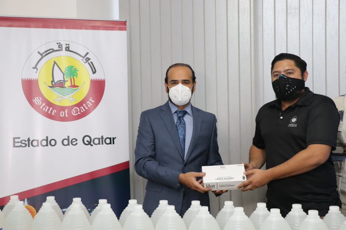 qatar-realiza-importante-donacion-de-insumos-al-personal-de-salud-en-centros-penales